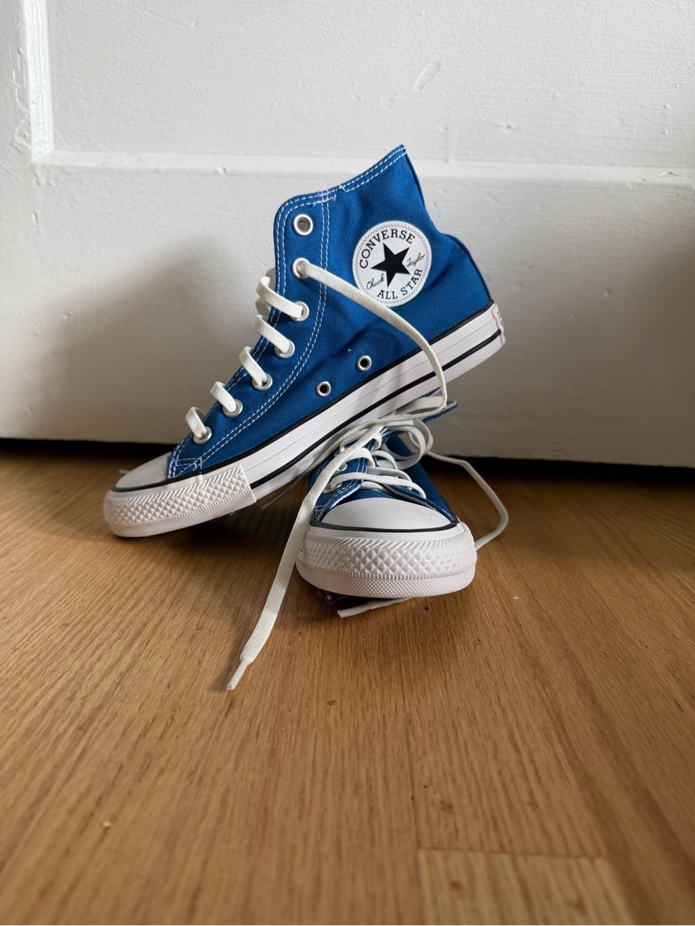 Converse classic blue and white canvas high top all star Chuck Taylor - Picture 2 of 3
